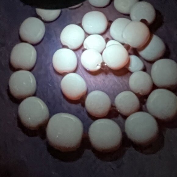 Antique Genuine Baltic Amber Egg Yolk Butterscotch Caramel Necklace Barrel Clasp - Picture 12 of 15